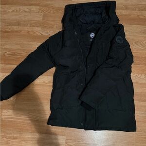 Men's Black Canada Goose Hooded Jacket